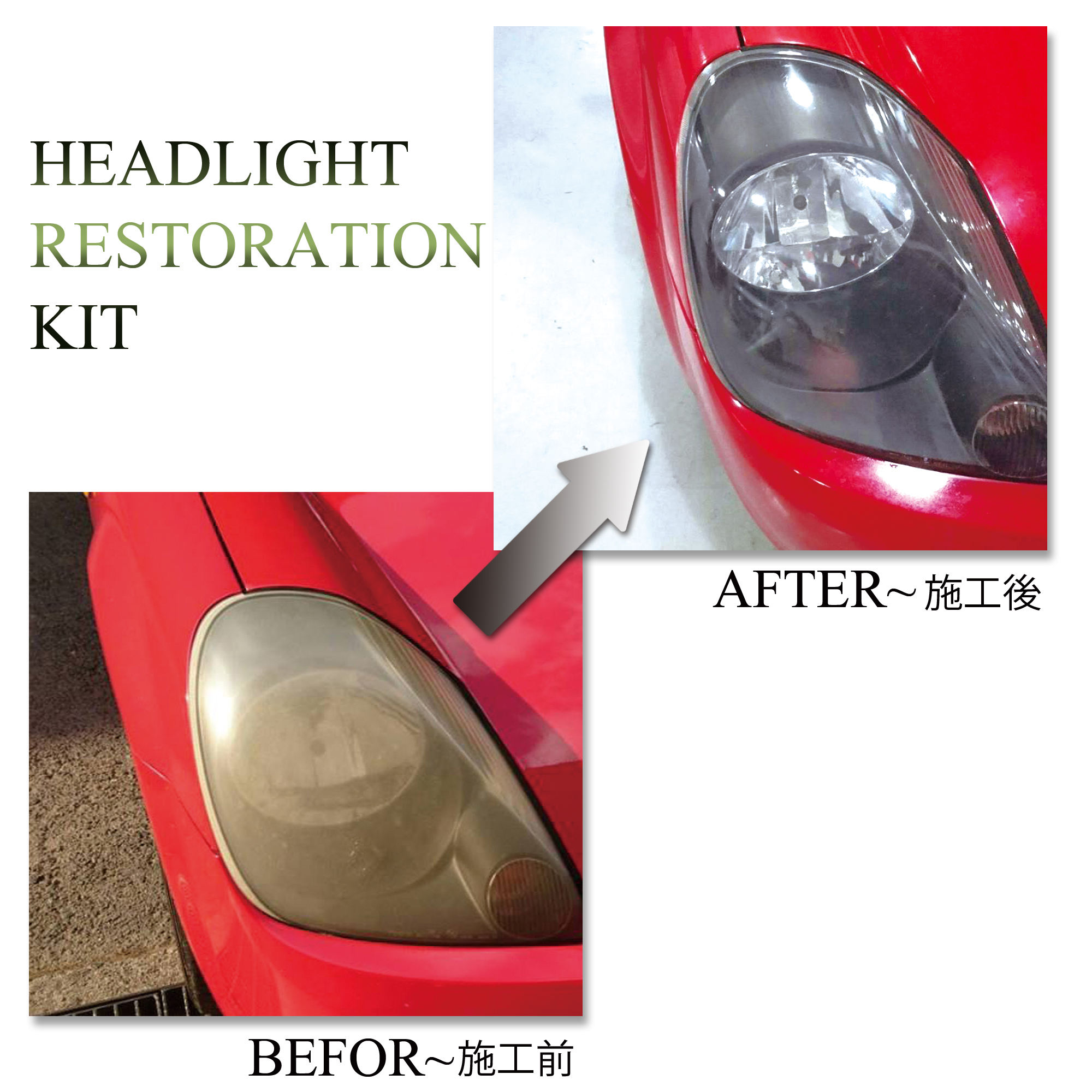 ヘッドライト コーティング スチーマー ヘッドライト クリーナー 黄ばみ 除去 Headlamp Remover allplace【オールプレイス  ヘッドランプリムーバー セット】 【2020】 whitenuts(ホワイトナッツ)